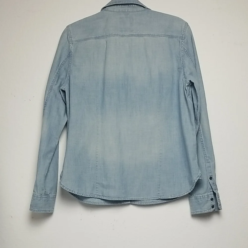 American Eagle Outfitters Chambray Shirt - Picture 7 of 10
